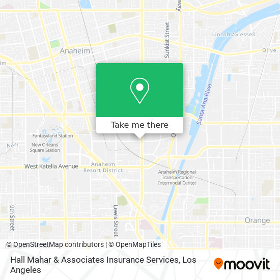 Mapa de Hall Mahar & Associates Insurance Services