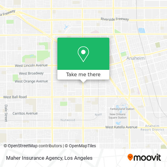 Mapa de Maher Insurance Agency