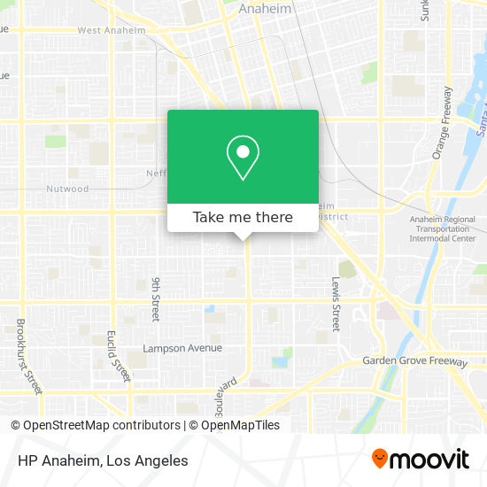 Mapa de HP Anaheim