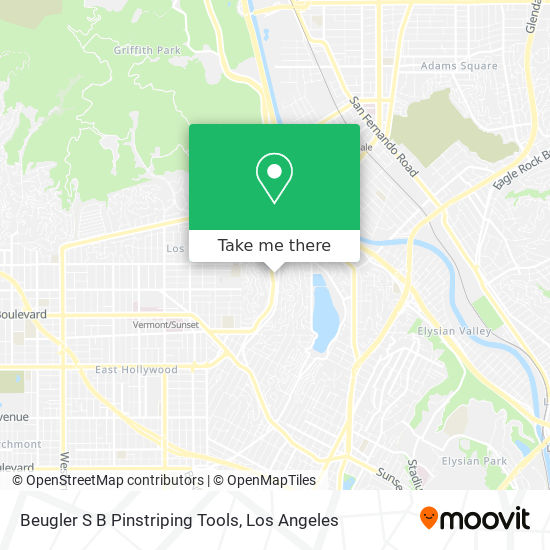 Mapa de Beugler S B Pinstriping Tools