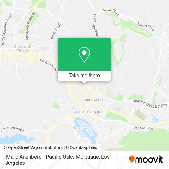 Marc Anenberg - Pacific Oaks Mortgage map