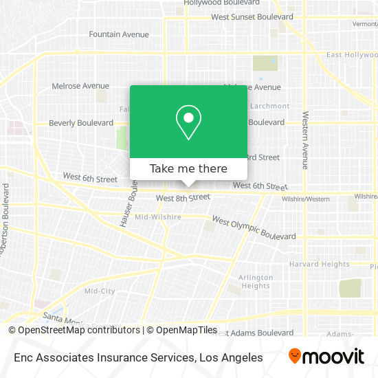 Enc Associates Insurance Services map