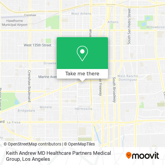 Mapa de Keith Andrew MD Healthcare Partners Medical Group