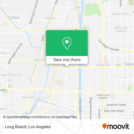 Long Beach map