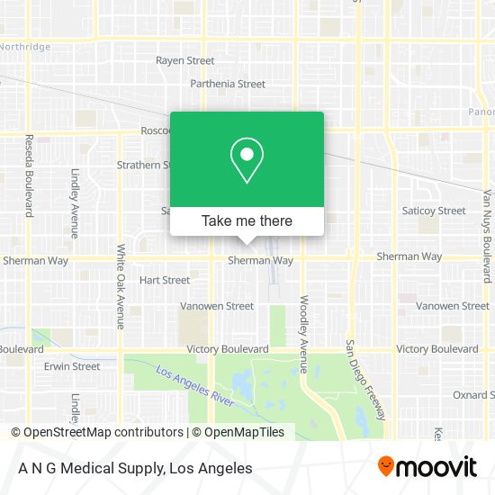 Mapa de A N G Medical Supply