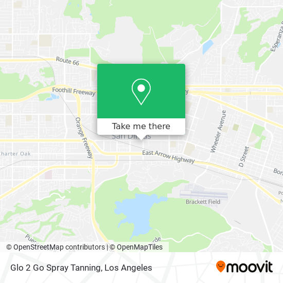 Glo 2 Go Spray Tanning map