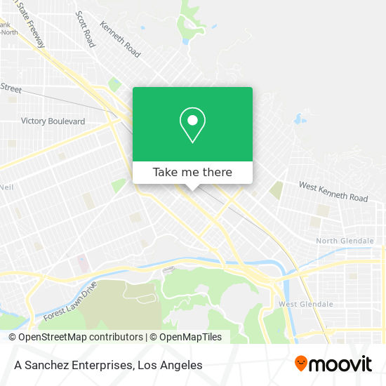 A Sanchez Enterprises map
