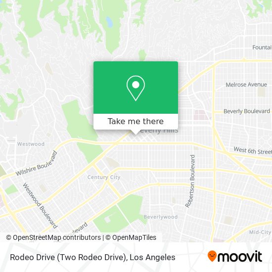 Mapa de Rodeo Drive (Two Rodeo Drive)