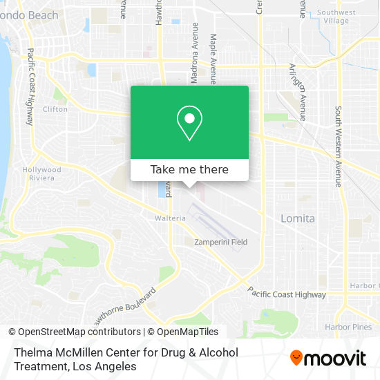 Thelma McMillen Center for Drug & Alcohol Treatment map
