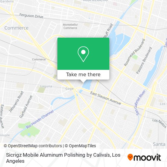 Sicrigz Mobile Aluminum Polishing by Caliva's map