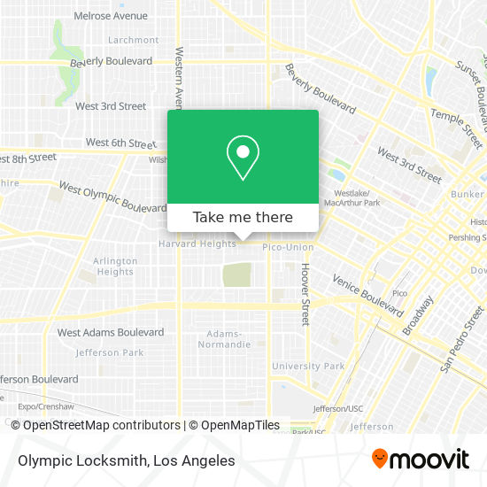 Olympic Locksmith map