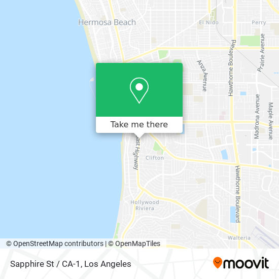 Sapphire St / CA-1 map
