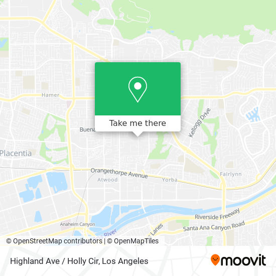 Highland Ave / Holly Cir map