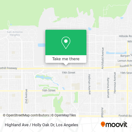 Highland Ave / Holly Oak Dr map