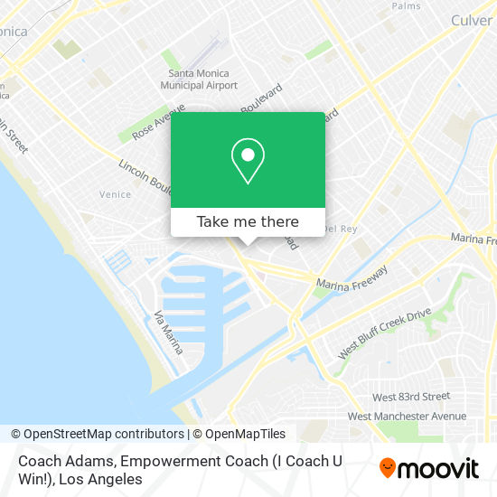 Mapa de Coach Adams, Empowerment Coach (I Coach U Win!)