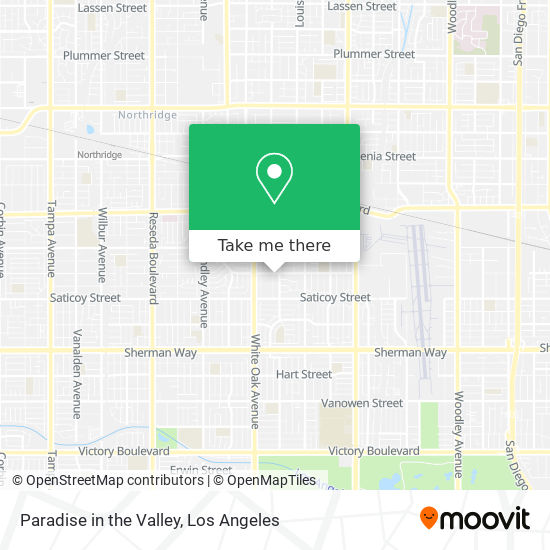 Paradise in the Valley map