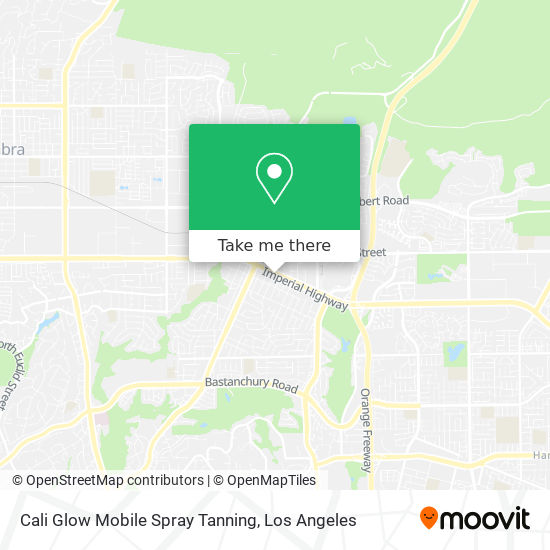 Cali Glow Mobile Spray Tanning map