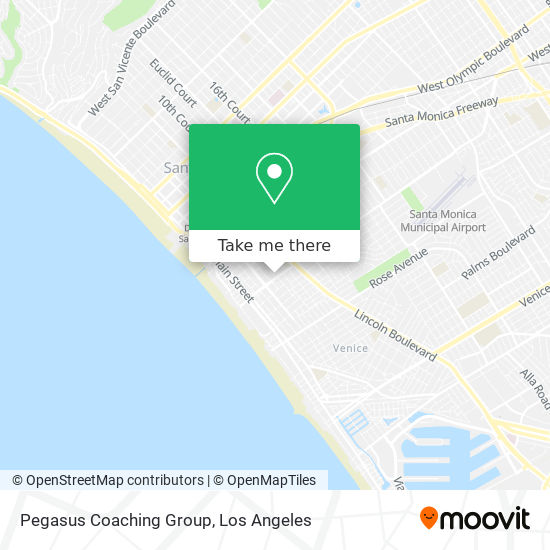 Pegasus Coaching Group map