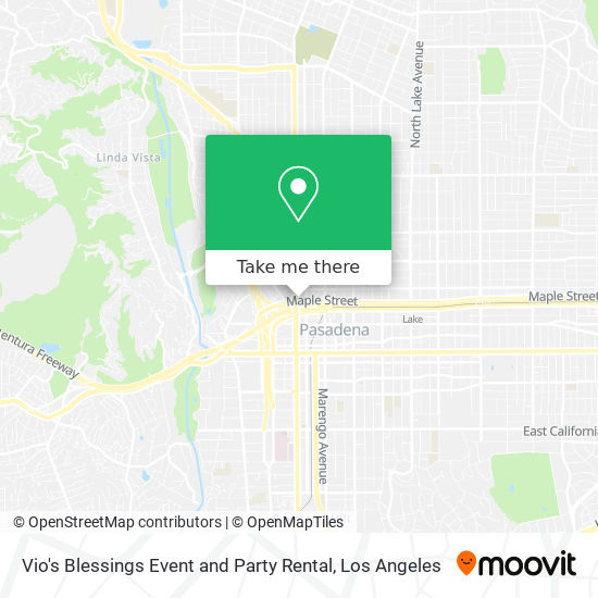 Vio's Blessings Event and Party Rental map