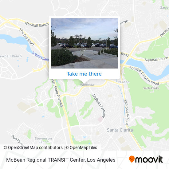 McBean Regional TRANSIT Center map