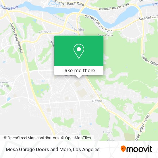 Mesa Garage Doors and More map