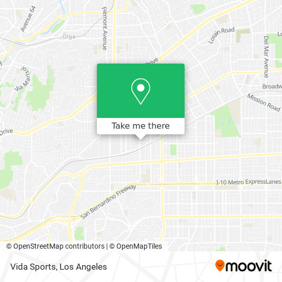 Vida Sports map