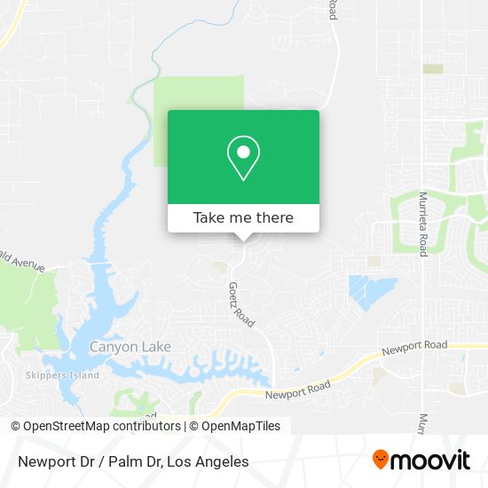 Mapa de Newport Dr / Palm Dr