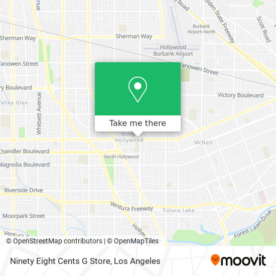 Ninety Eight Cents G Store map