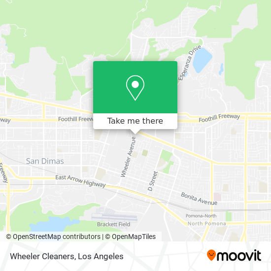 Wheeler Cleaners map