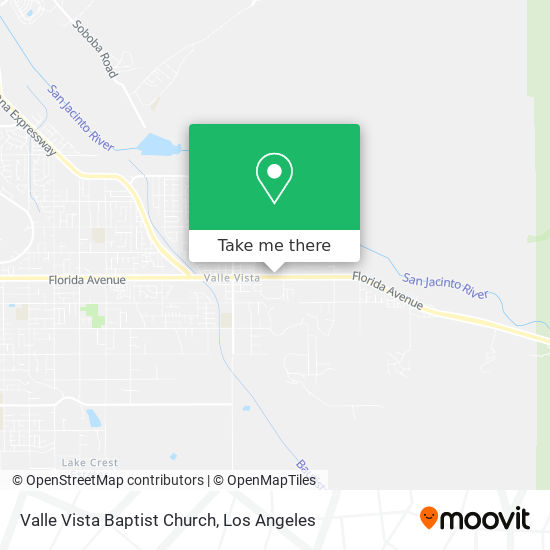 Mapa de Valle Vista Baptist Church