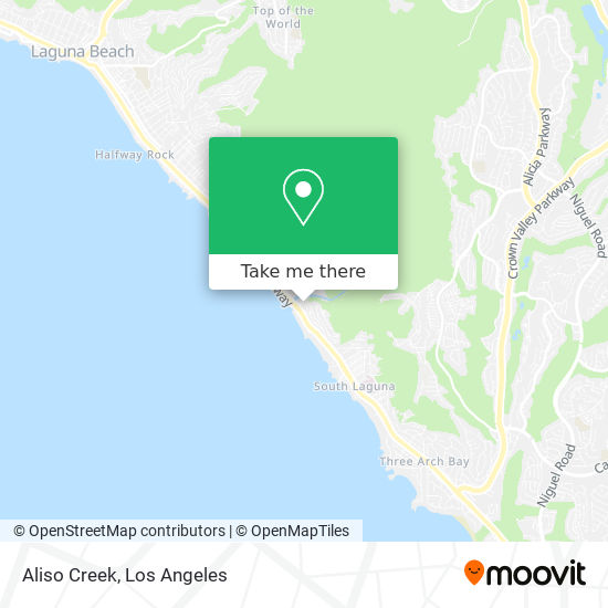 Mapa de Aliso Creek