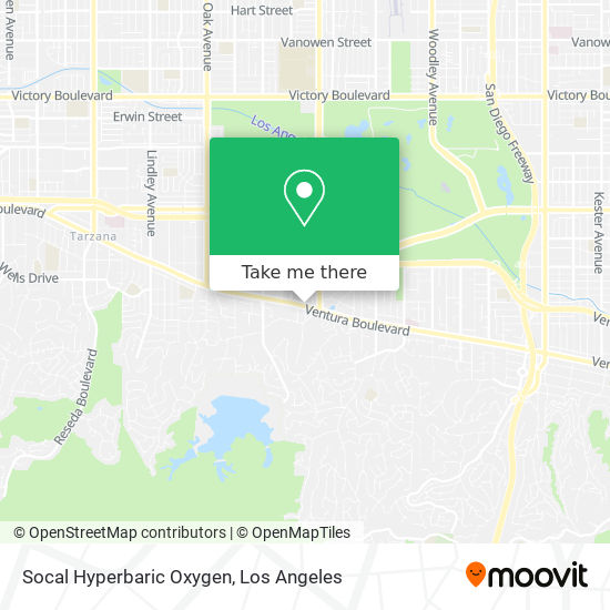 Socal Hyperbaric Oxygen map