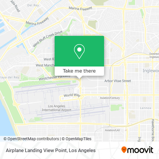 Airplane Landing View Point map