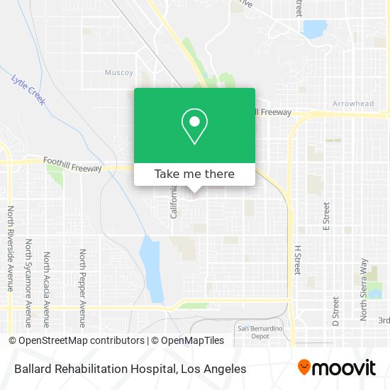 Ballard Rehabilitation Hospital map