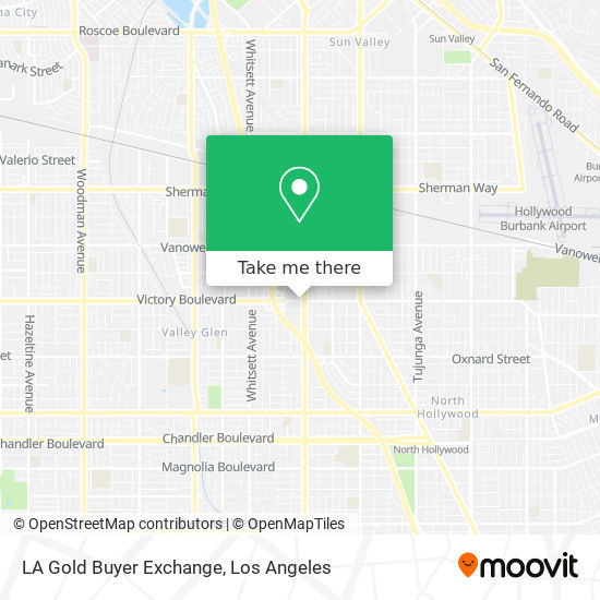 LA Gold Buyer Exchange map