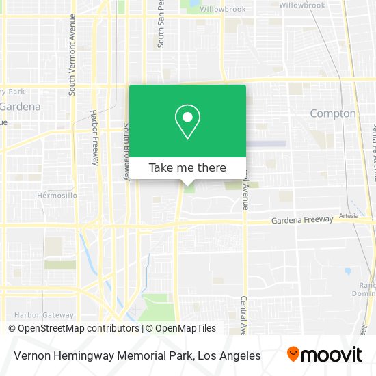 Mapa de Vernon Hemingway Memorial Park