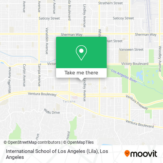 International School of Los Angeles (Lila) map