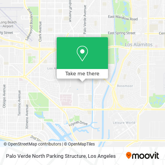 Palo Verde North Parking Structure map