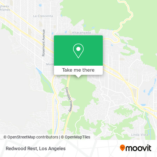 Redwood Rest map