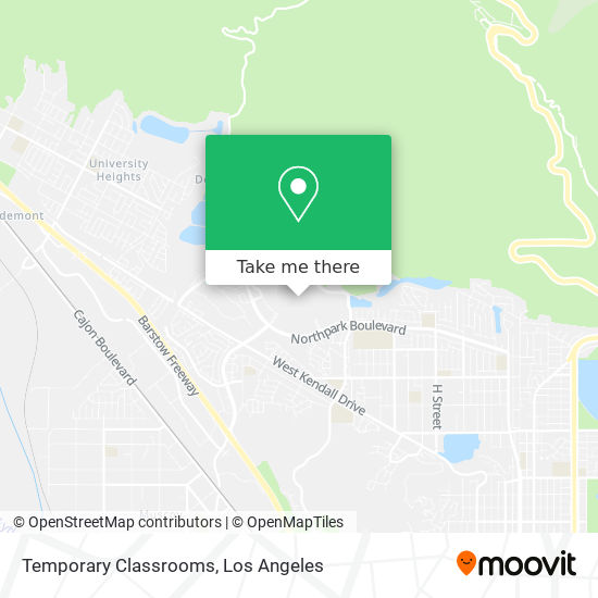 Temporary Classrooms map