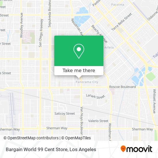 Bargain World 99 Cent Store map