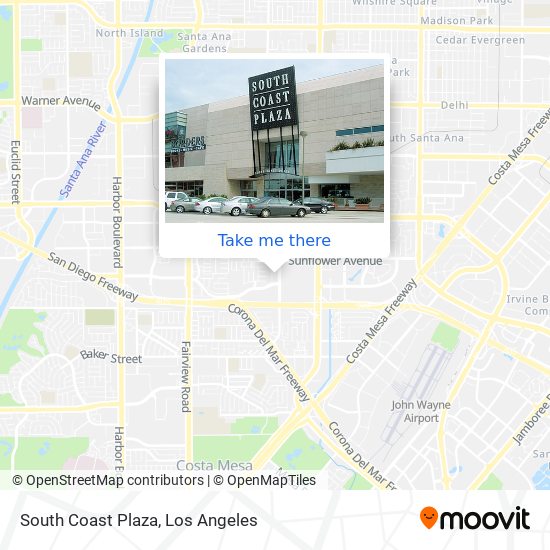 South Coast Plaza Map (Bridge) [Level 2] - Costa Mesa, CA - 'You Are Here'  Maps on