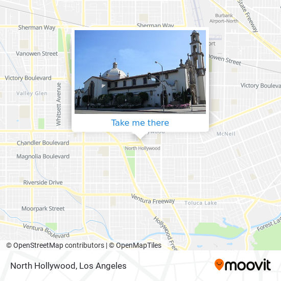 Mapa de North Hollywood