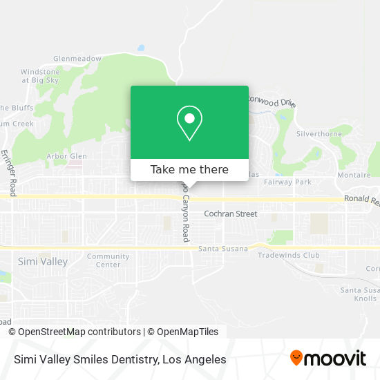 Simi Valley Smiles Dentistry map