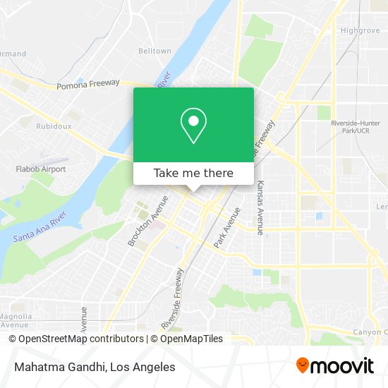 Mapa de Mahatma Gandhi
