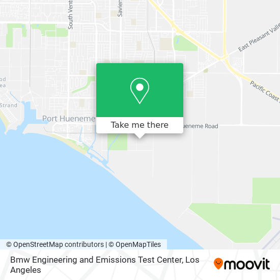 Bmw Engineering and Emissions Test Center map