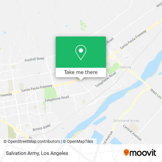 Salvation Army map