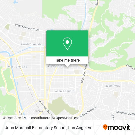 John Marshall Elementary School map