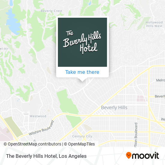 Mapa de The Beverly Hills Hotel