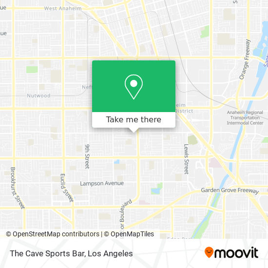 The Cave Sports Bar map